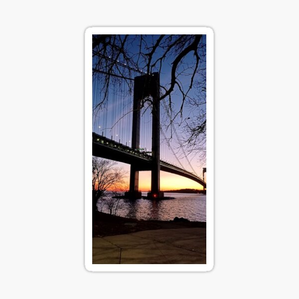 Verrazzano-Narrows Bridge, Fort Hamilton, Brooklyn, New York Sticker