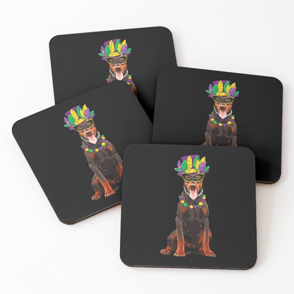 Item preview, Mardi Gras Costume Mask Doberman Dog Puppy Lover  designed and sold by mchargue12.