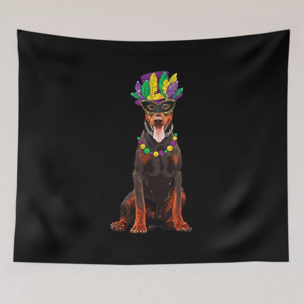 Item preview, Mardi Gras Costume Mask Doberman Dog Puppy Lover  designed and sold by mchargue12.