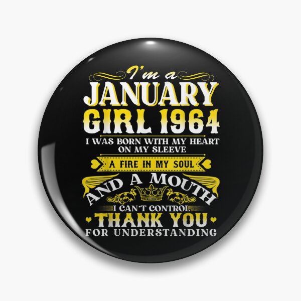 Item preview, January Girls 1964 Birthday Gift 58 Years Old Made In 1964  designed and sold by mchargue12.