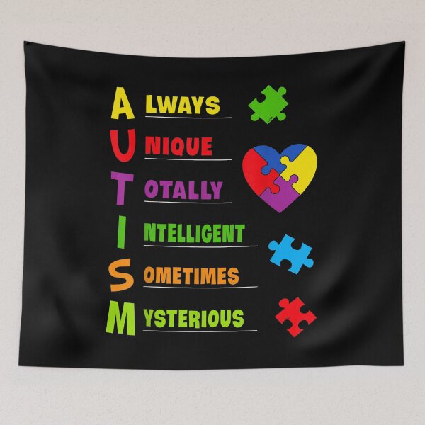 Item preview, Autism Always Unique Totally Intelligent Sometime Mysterious  designed and sold by mchargue12.