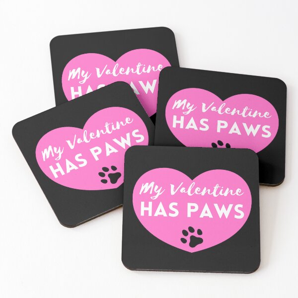 Item preview, My Valentine Has Paws designed and sold by TeePartyHost.