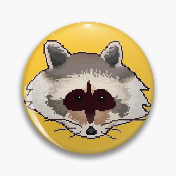 Artikelvorschau, Pixel Waschbär entworfen und verkauft von olliio.