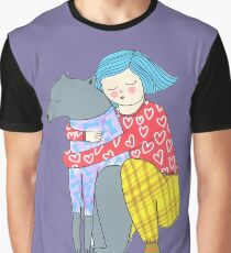 Girl and her dog Graphic T-Shirt