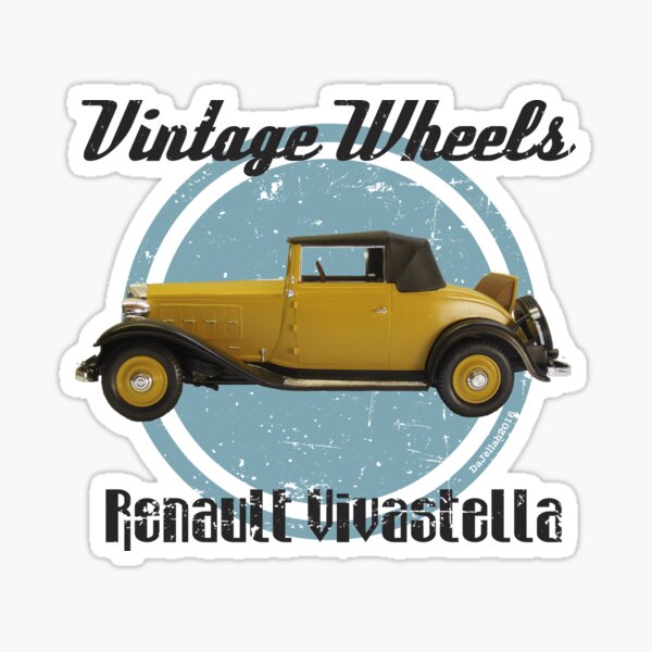 Stickers vintage Renault losange