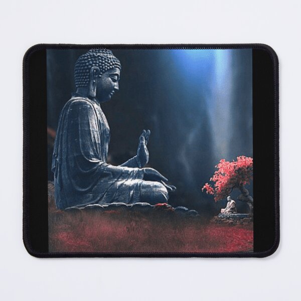Item preview, WORSHIPPING BUDDHA WITH MEDITATION PRAISES AND OFFERINGS designed and sold by MrCreativeArts.