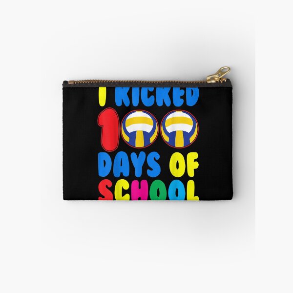 Item preview, I Kicked 100 Days Of School Volleyball Sports Boys Kids Gift  designed and sold by mchargue12.