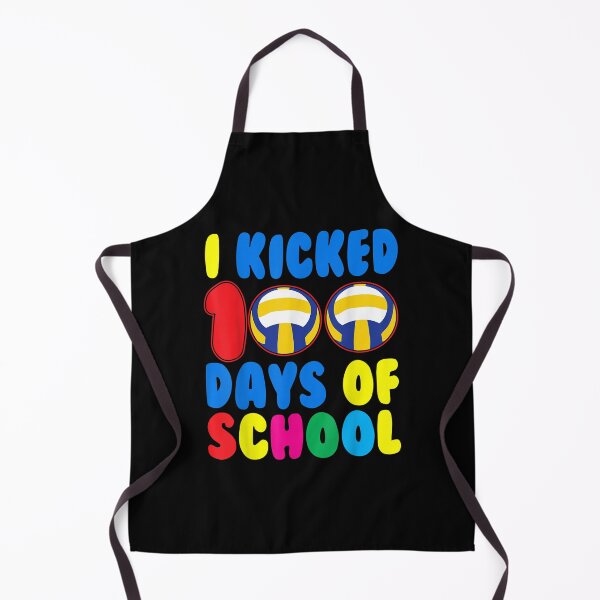 Item preview, I Kicked 100 Days Of School Volleyball Sports Boys Kids Gift  designed and sold by mchargue12.