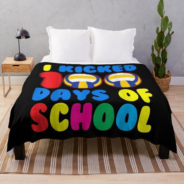Item preview, I Kicked 100 Days Of School Volleyball Sports Boys Kids Gift designed and sold by mchargue12.