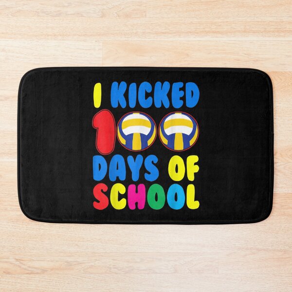 Item preview, I Kicked 100 Days Of School Volleyball Sports Boys Kids Gift  designed and sold by mchargue12.