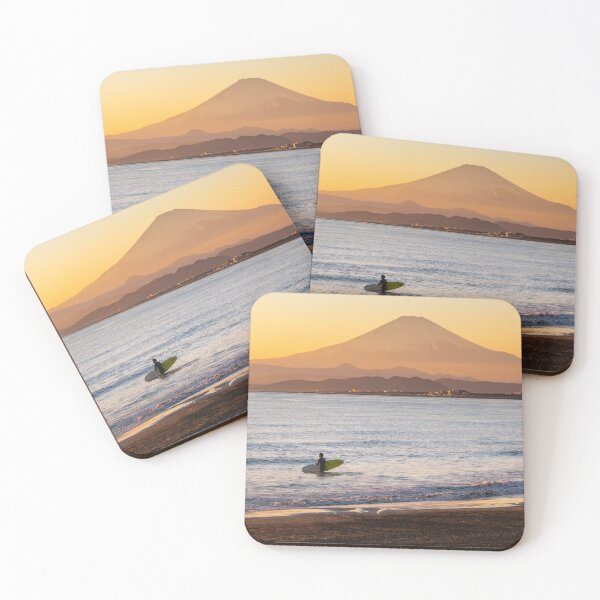 Item preview, Japanese Surfer with Mount Fuji - Shonan Beach designed and sold by Jordan McChesney.