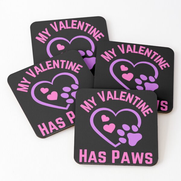 Item preview, My Valentine Has Paws designed and sold by TeePartyHost.