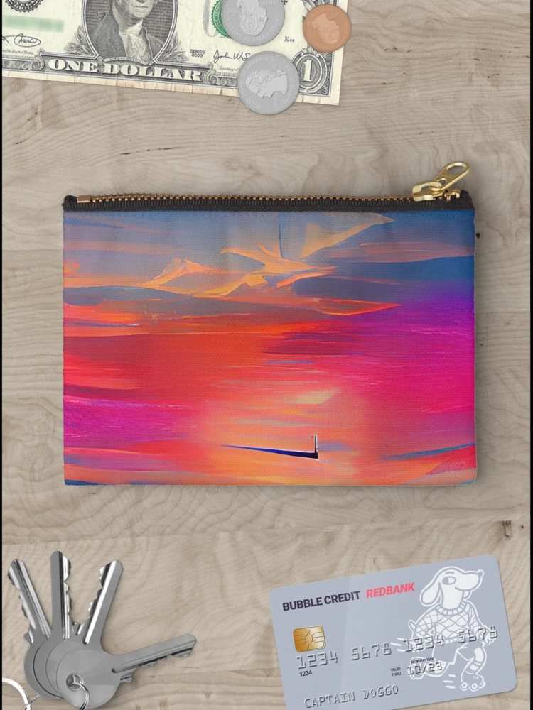 Thumbnail 3 of 4, Zipper Pouch, First Flight designed and sold by Ethereal Lab AI.