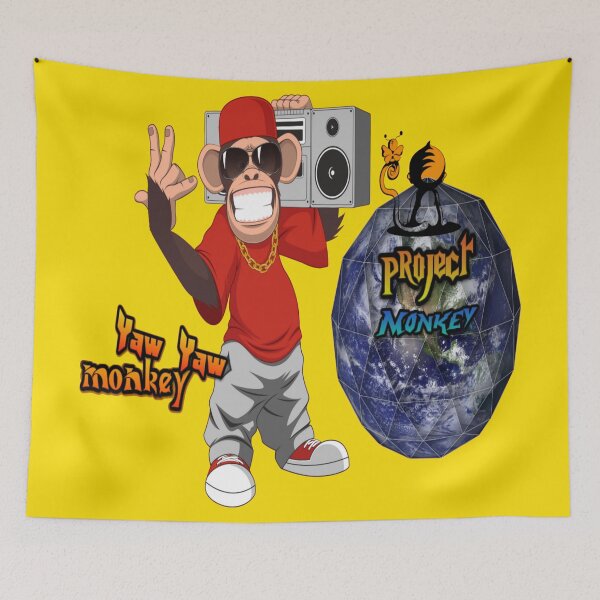 Item preview, yaw yaw, monkey, monkey world project, designed and sold by atomsama.