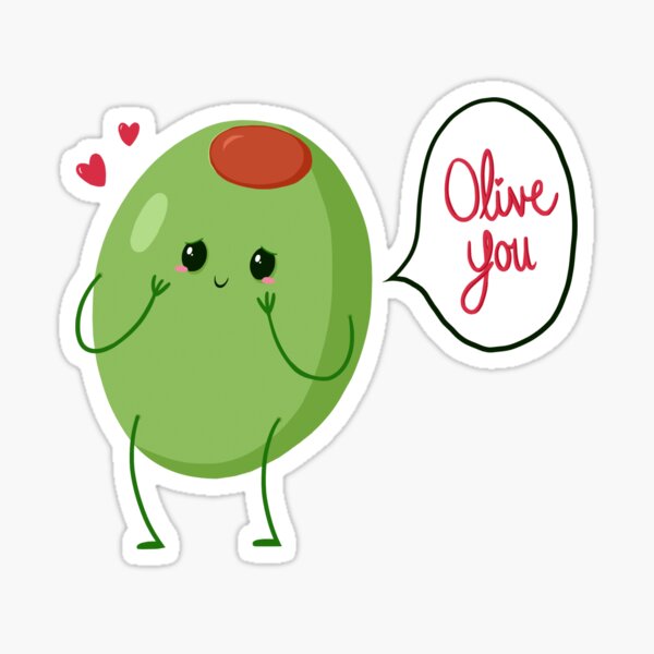 Olive you! #digistickie Sticker