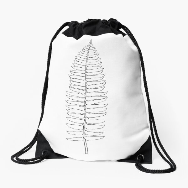 Item preview, Black Sword Fern Bag designed and sold by AlkiCreationsCo.
