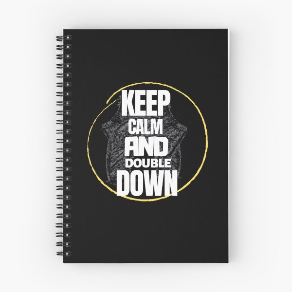 Item preview, funny ,keep calm and double down designed and sold by FASHIONMED49.