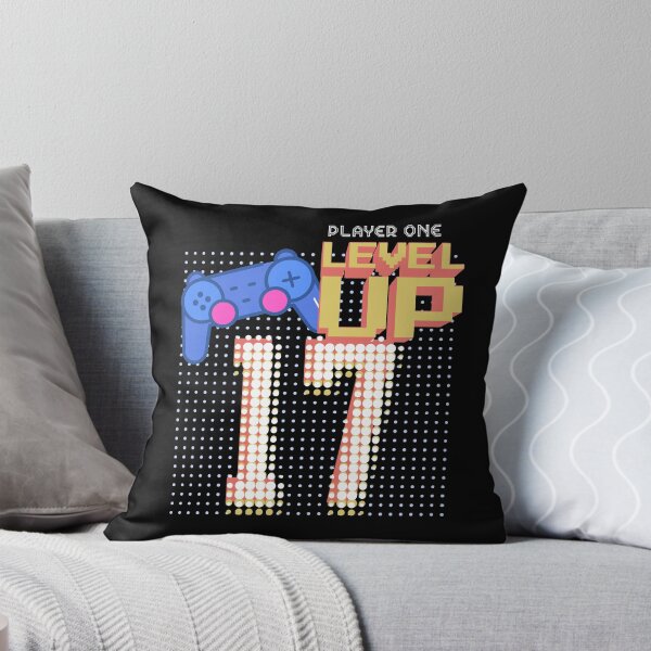 Item preview, Level 17 Unlocked Birthday Video Game 17th Gamer Birthday print designed and sold by Merchking1.