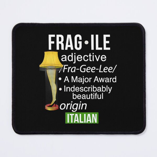 Item preview, Christmas Leg Lamp Fragile Definition Funny Major Award Tee  designed and sold by Dulaynere.