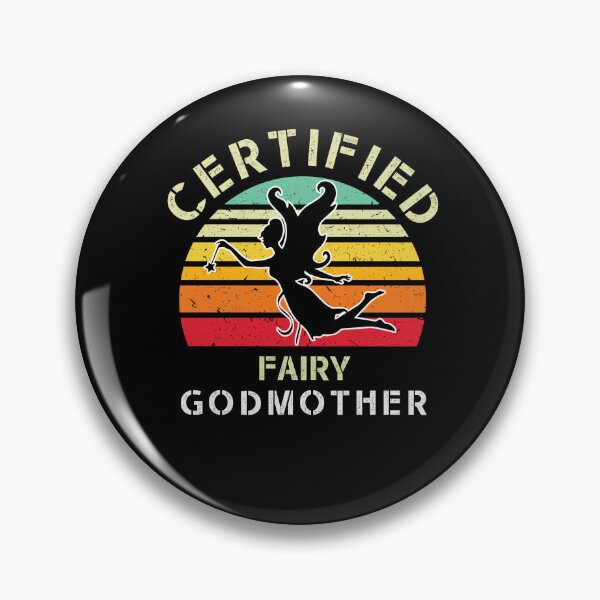 Item preview, Certified Fairy Godmother Funny Original Retro designed and sold by Sunrise-Express.