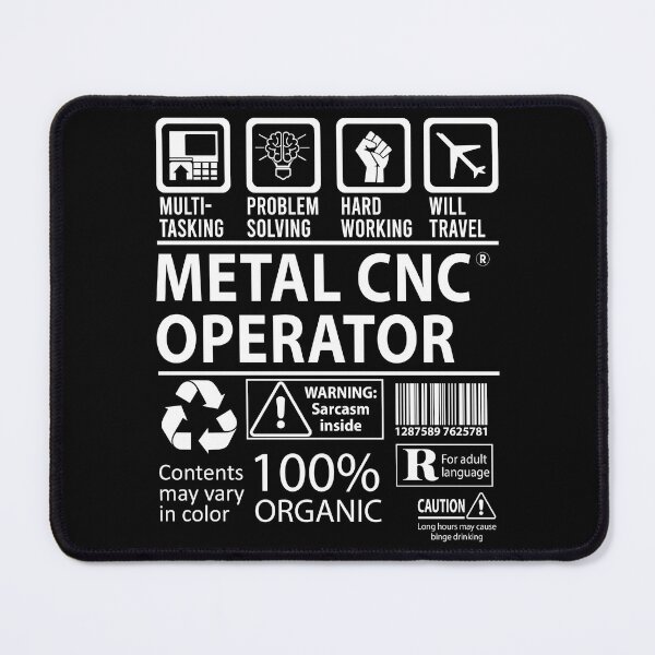 Item preview, Metal Cnc Operator T Shirt - MultiTasking Certified Job Gift Item Tee designed and sold by oslandefren.