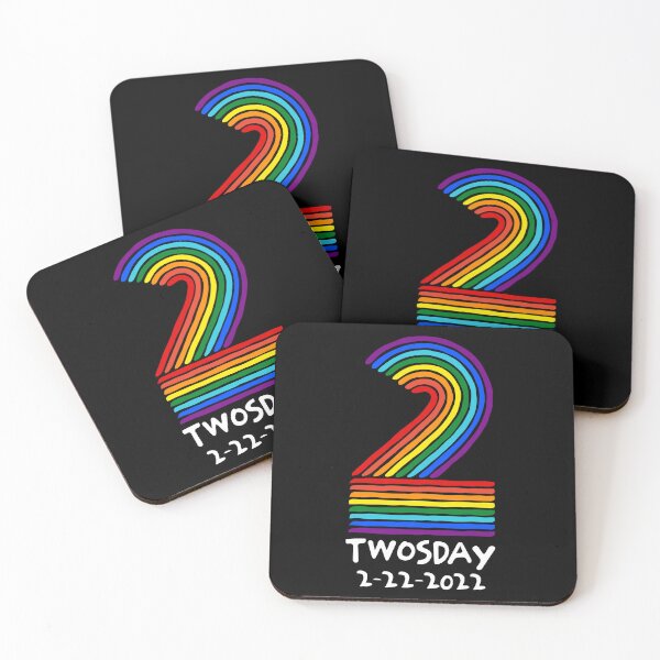 Item preview, Twosday 2-22-2022 Tuesday Teacher Student Rainbow Two Funny designed and sold by d247.