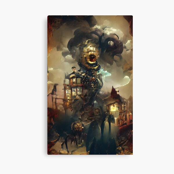 In my nightmares darkness is eternal - 2 Leinwanddruck