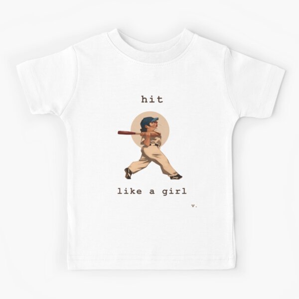 Hit Like a Girl Kids T-Shirt
