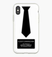 Elder Cunningham Tie Name Tag iPhone Case