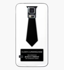 Elder Cunningham Krawatte Namensschild Hülle & Klebefolie für Samsung Galaxy