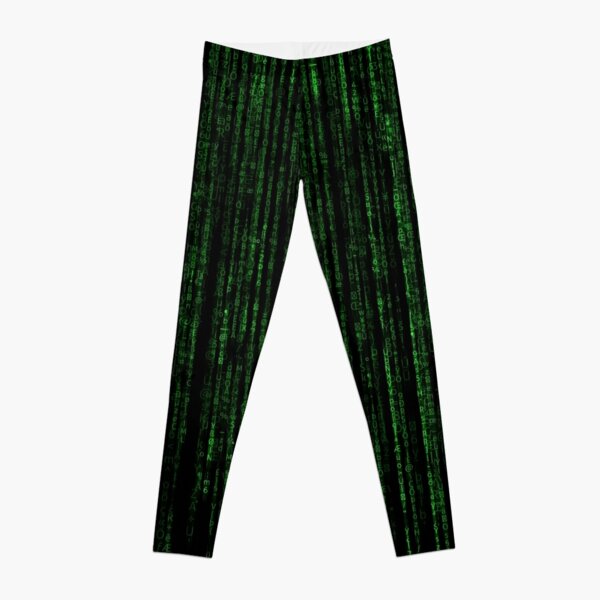 Matrix Code Pattern Leggings