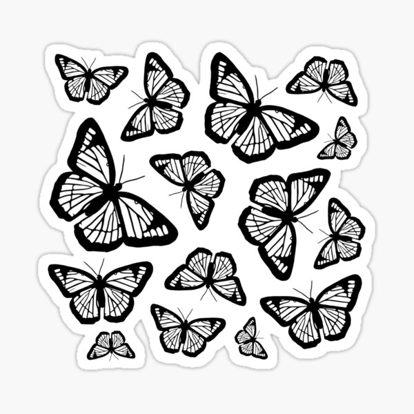 butterfly outline gifts merchandise redbubble