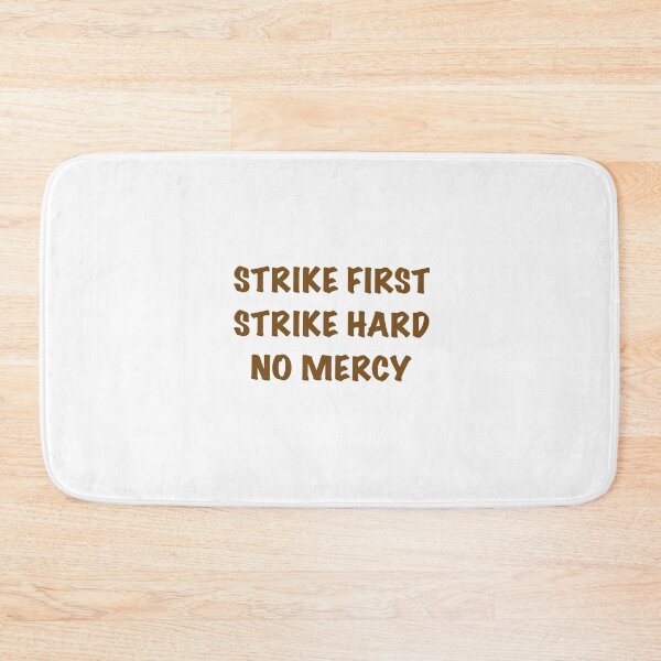 Item preview, Cobra Kai “Strike First, Strike Hard, No Mercy” designed and sold by Reagan McKenzie.
