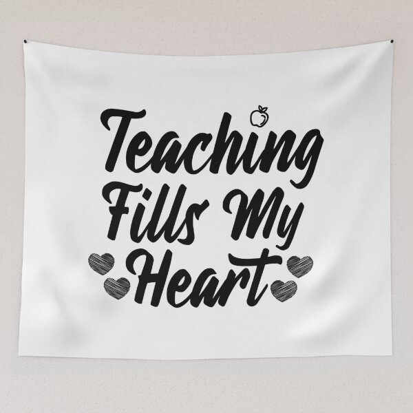 Item preview, Teaching Fills My Heart Valentines Day For Teachers  designed and sold by Tema EL.