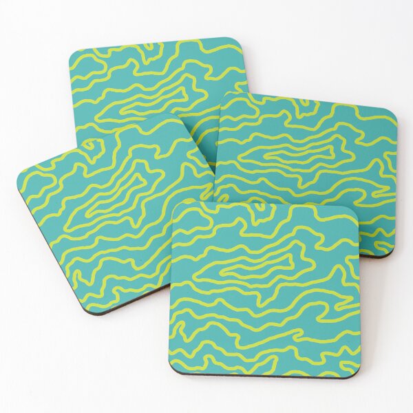 Item preview, Drip Pattern - Jolyne Teal designed and sold by SpilProofLiquid.