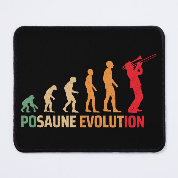 Artikelvorschau, lustige Posaune zitieren - Evolution entworfen und verkauft von WangsArt.