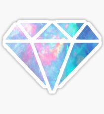 Opal Diamond Outline Sticker