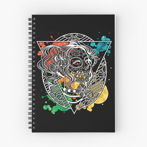Item preview, Sugar Skull Calavera Girl - Paint Splash Design designed and sold by onjcdesign.