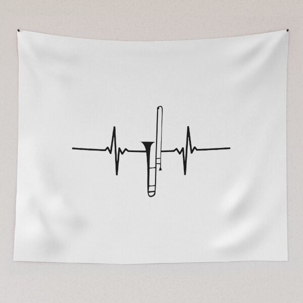Item preview, lustige posaune zitieren - posaune herzschlag designed and sold by WangsArt.