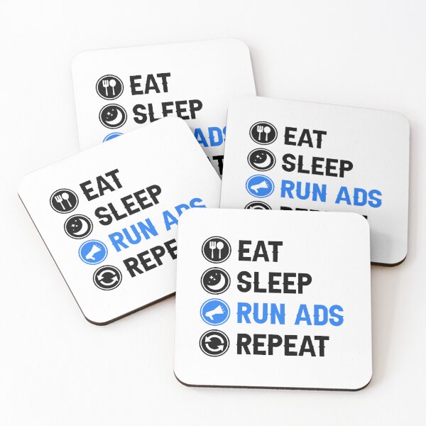 Item preview, Eat Sleep Run Ads Media Buyer designed and sold by allysmar.