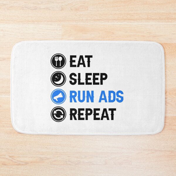 Item preview, Eat Sleep Run Ads Media Buyer designed and sold by allysmar.