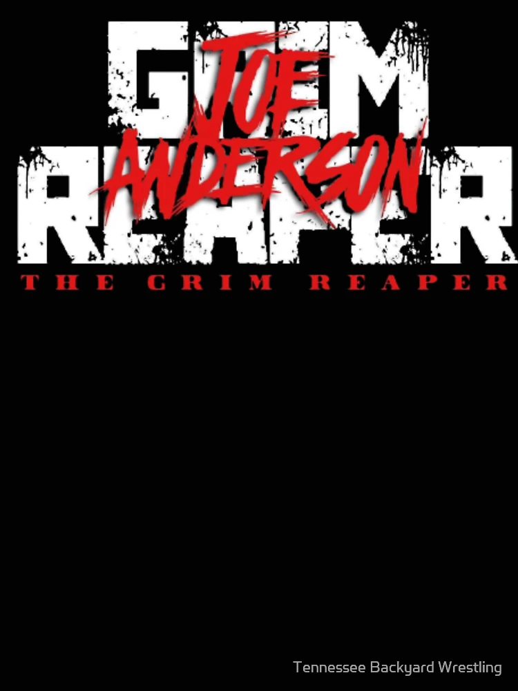 Thumbnail 4 of 4, Relaxed T-Shirt, Joe Anderson The Grim Reaper Merchandise designed and sold by Tennessee Backyard Wrestling.