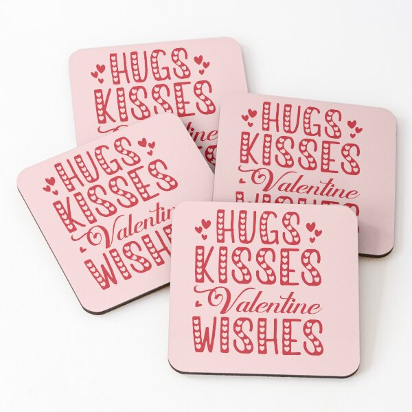 Item preview, Hugs Kisses Valentine Wishes designed and sold by pugmom4.
