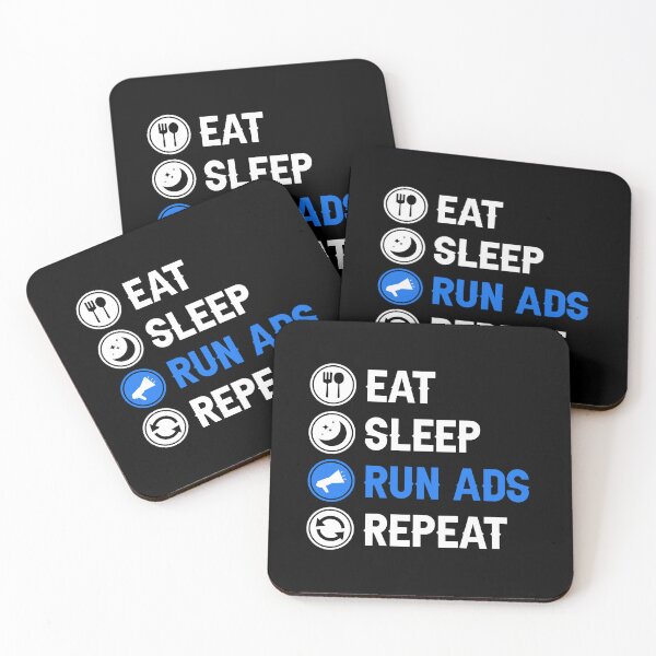 Item preview, Eat Sleep Run Ads Media Buyer designed and sold by allysmar.