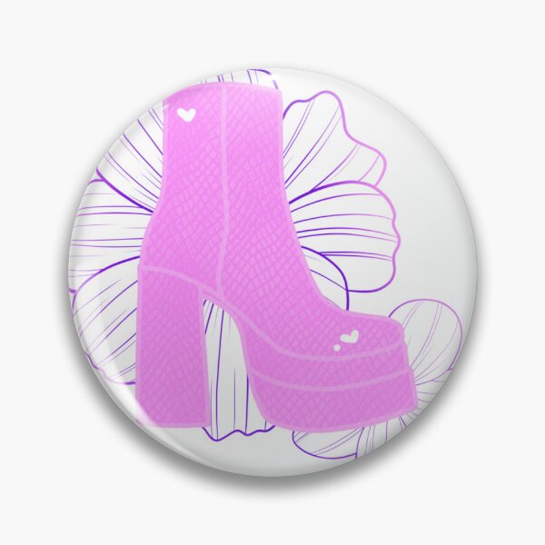 Item preview, Pink Floral Platform Boots  designed and sold by Keyy5.