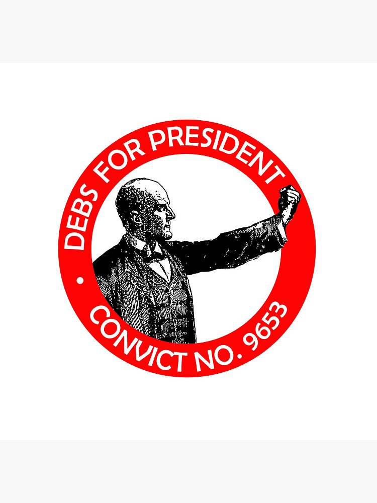 Disover Eugene Debs for President Pin Button
