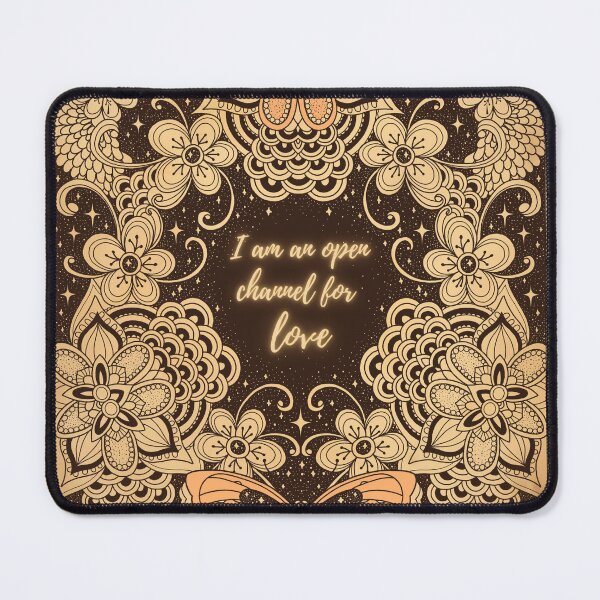 Item preview, Love Affirmation Flower Mandala Vintage quote art designed and sold by sierratruong.