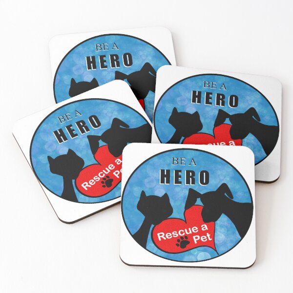 Item preview, Be a Hero, rescue a pet designed and sold by Quincy Follweiler.