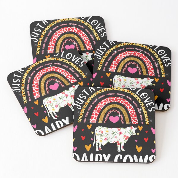 Artikelvorschau, Nur ein Mädchen, das Milchkuh-Regenbogen-Milchkuh-Liebhaber-T-Shirt liebt entworfen und verkauft von Lawresner.