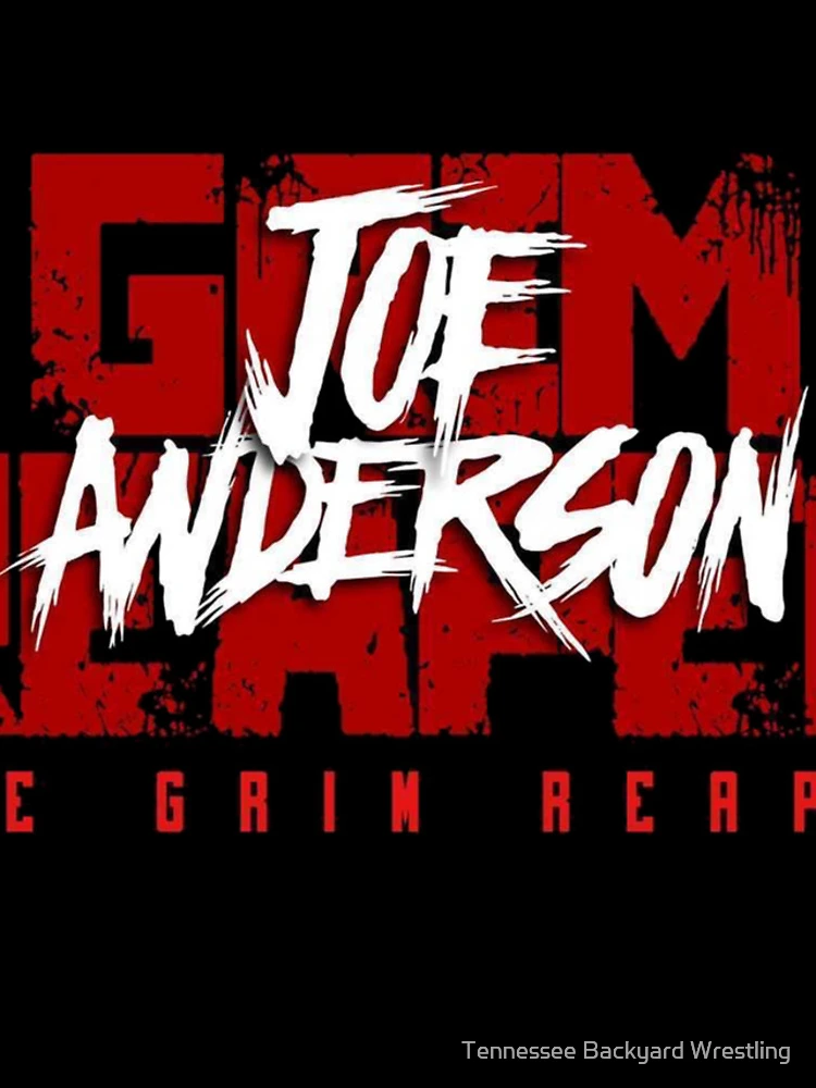 Thumbnail 4 of 4, iPhone Case, Joe Anderson Grim Reaper Red & White Merch designed and sold by Tennessee Backyard Wrestling.